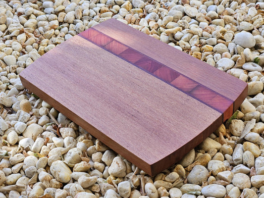Premium Kapur Chopping Board with Redgum Strip